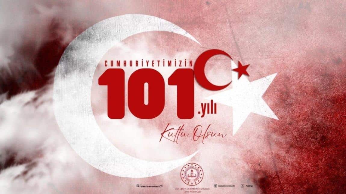 29 EKİM CUMHURİYET BAYRAMI OKULUMUZDA COŞKUYLA KUTLANDI